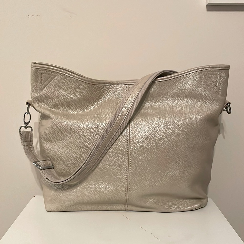 Italian leather satchel/crossbody purse